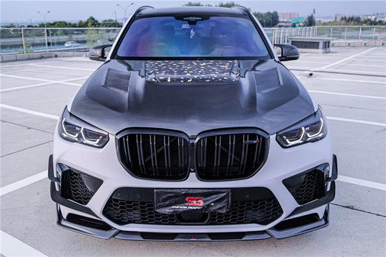 Bộ phận ô tô Carbon Fiber Body Kit cho BMW X5M X5M Carbon Fiber Hood X5M Front Shovel Diffuser Spoiler X5M Wide Body Kit