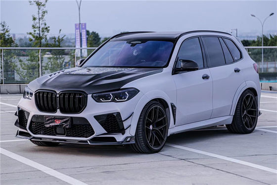 Bộ phận ô tô Carbon Fiber Body Kit cho BMW X5M X5M Carbon Fiber Hood X5M Front Shovel Diffuser Spoiler X5M Wide Body Kit