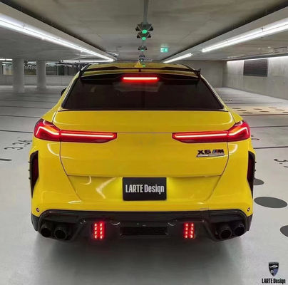 Phụ tùng ô tô cho BMW X6M F96 Carbon Fiber Body Kit X6M F96 nâng cấp LARTE Design Style Front Shovel Diffuser Spoiler Body Kit
