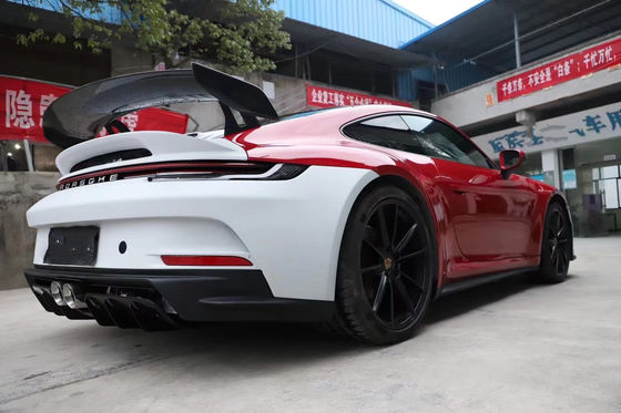 PP vật liệu nhựa Body Kit cho Porsche911 992 992 nâng cấp GT3 phong cách phía trước và phía sau Bumper Side Skirt Spoiler Hood Body Kit