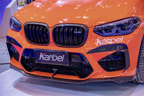 Bộ phận ô tô cho BMW X4M Carbon Fiber Body Kit X4M Carbon Fiber Front Scoop Diffuser Spoiler Hood Body Kit