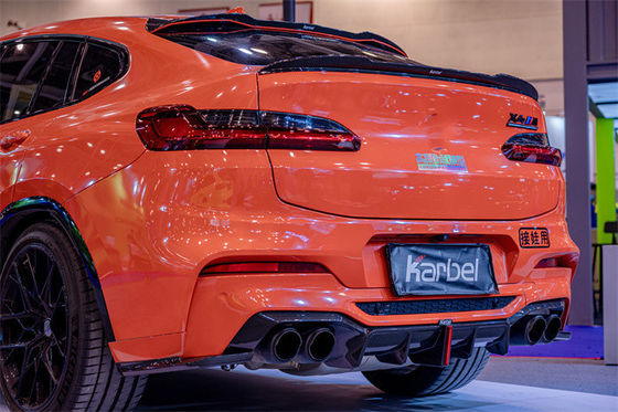 Bộ phận ô tô cho BMW X4M Carbon Fiber Body Kit X4M Carbon Fiber Front Scoop Diffuser Spoiler Hood Body Kit