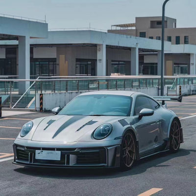 Đối với Porsche 911 992 Carbon Fiber Body Kit 992 nâng cấp kiểu MIW phía trước và phía sau Bumper Spoiler Hood Wide Body Kit