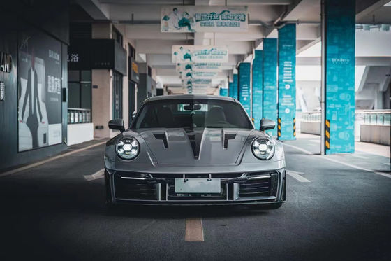 Đối với Porsche 911 992 Carbon Fiber Body Kit 992 nâng cấp kiểu MIW phía trước và phía sau Bumper Spoiler Hood Wide Body Kit