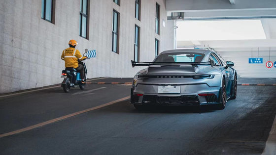 Đối với Porsche 911 992 Carbon Fiber Body Kit 992 nâng cấp kiểu MIW phía trước và phía sau Bumper Spoiler Hood Wide Body Kit