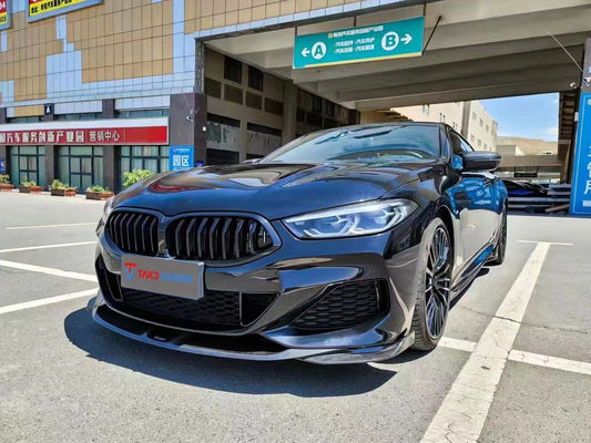 Phụ tùng ô tô cho BMW 8 Series G14 G15 G16 840i Carbon Fiber Body Kit 840i Carbon Fiber Front Scoop Diffused Spoiler Side skirt