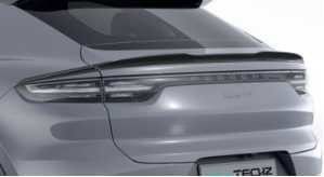 Đối với Porsche Cayenne Carbon Fiber Body Kit Cayenne Carbon Fiber Front Lip Diffuser Spoiler Top Wing Hood Side Skirt