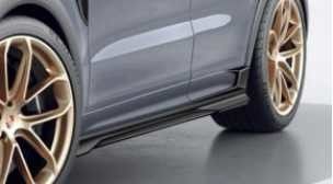 Đối với Porsche Cayenne Carbon Fiber Body Kit Cayenne Carbon Fiber Front Lip Diffuser Spoiler Top Wing Hood Side Skirt