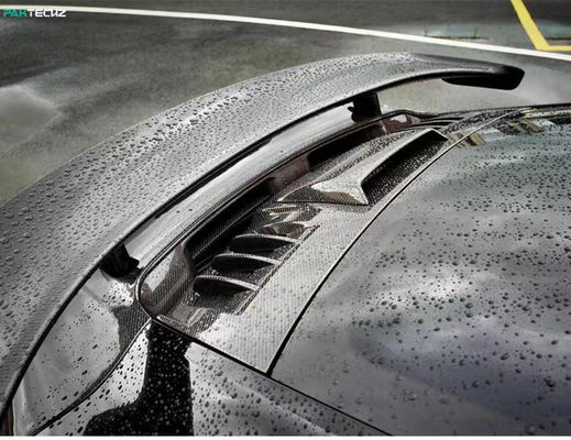 Đối với Porsche 992 Turbo Carbon Fiber Spoiler 992 Turbo Upgrade Paktechz Style Carbon Fiber Tail Cover Spoiler