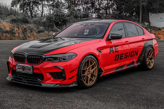 Bộ phận ô tô Carbon Fiber Body Kit cho BMW M5 F90 M5 F90 Carbon Fiber Front Shovel Diffuser Spoiler Side Skirt Hood Body Kit