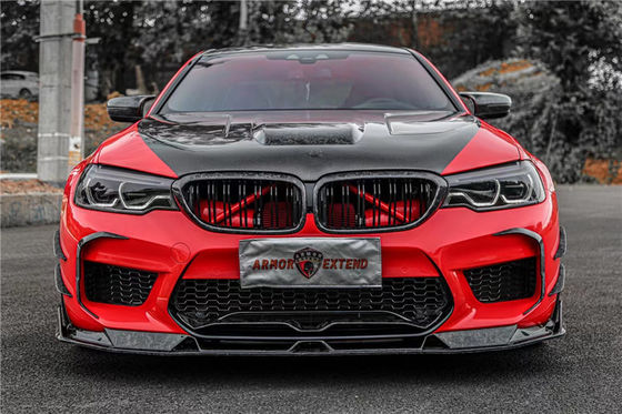 Bộ phận ô tô Carbon Fiber Body Kit cho BMW M5 F90 M5 F90 Carbon Fiber Front Shovel Diffuser Spoiler Side Skirt Hood Body Kit