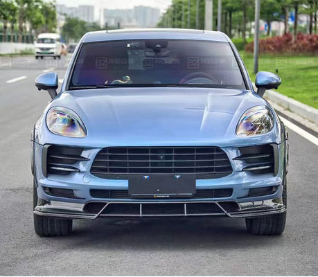 Đối với Porsche Mancan Carbon Fiber Body Kit Mancan nâng cấp bộ dụng cụ CMST Carbon Fiber Front Lip Diffuser Spoiler Widebody