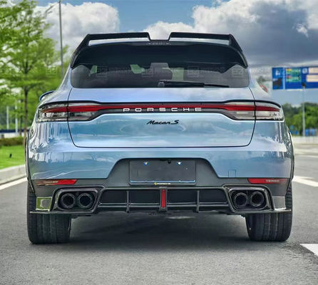 Đối với Porsche Mancan Carbon Fiber Body Kit Mancan nâng cấp bộ dụng cụ CMST Carbon Fiber Front Lip Diffuser Spoiler Widebody