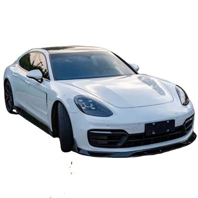 Đối với Porsche Panamera Carbon Fiber Body Kit Panamera Carbon Fiber Lưỡi trước Diffuser Spoiler Side Skirt