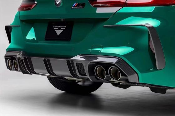 Đối với BMW M8 Carbon Fiber Body Kit M8 nâng cấp Vors Style Carbon Fiber Front Lip Diffuser Spoiler Side Skirt Body Kit