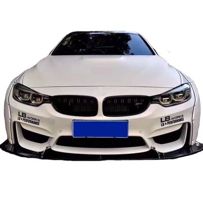 LB Wide-body Kit cho BMW M4 F82 Wide-body Kit M4 F82 nâng cấp LB Style Front Lip Diffuser Spoiler Carbon Fiber Body Kit