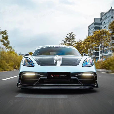 Lake Blue GTS Porsche Body Kit 718 Side Skirt 2017 - 2019