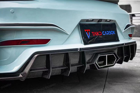 Lake Blue GTS Porsche Body Kit 718 Side Skirt 2017 - 2019