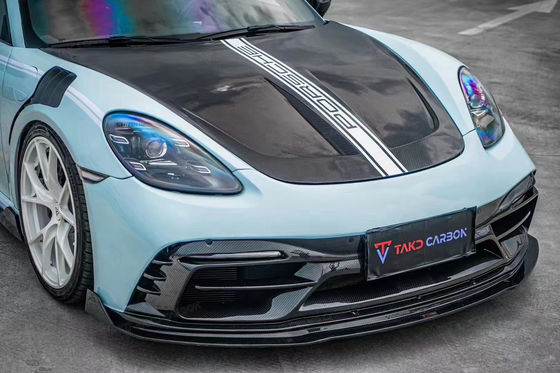 Lake Blue GTS Porsche Body Kit 718 Side Skirt 2017 - 2019