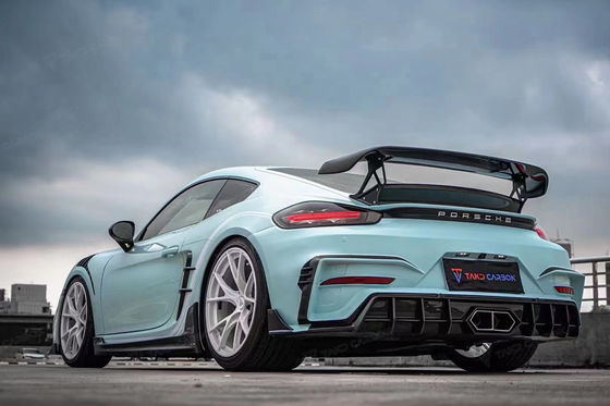 Lake Blue GTS Porsche Body Kit 718 Side Skirt 2017 - 2019