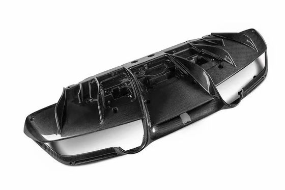 Đối với BMW X6M F96 Carbon Fiber Body Kit X6M F96 nâng cấp AE Style Carbon Fiber Front Lip Diffuser Spoiler