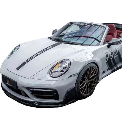 Đối với Porsche 992s Carbon Fiber Body Kit 992s AE Style Dry Carbon Fiber Front Lip Diffuser Spoiler Side Skirt