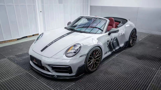 Đối với Porsche 992s Carbon Fiber Body Kit 992s AE Style Dry Carbon Fiber Front Lip Diffuser Spoiler Side Skirt
