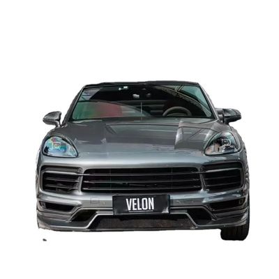 Thay thế 2019 Porsche Cayenne Body Kit Side Skirt Khô Carbon Fiber Diffuser Spoiler