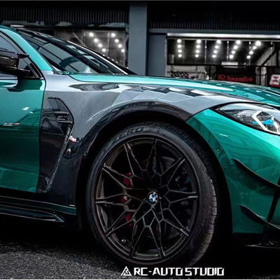 Đối với BMW M3 M4 G80 G82 Carbon Fiber Fender M3 M4 G80 G82 nâng cấp kiểu AE Carbon Fiber Fender nhẹ