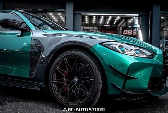 Đối với BMW M3 M4 G80 G82 Carbon Fiber Fender M3 M4 G80 G82 nâng cấp kiểu AE Carbon Fiber Fender nhẹ