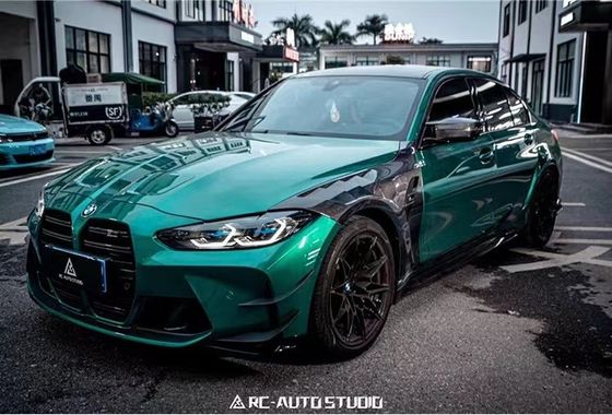 Đối với BMW M3 M4 G80 G82 Carbon Fiber Fender M3 M4 G80 G82 nâng cấp kiểu AE Carbon Fiber Fender nhẹ