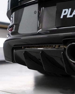 146cm 2020 Porsche 992 Body Kit Mặt trước môi Diffuser Spoiler Hood Body Kit OEM