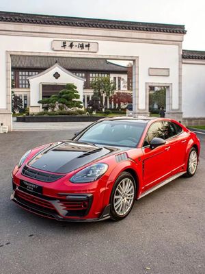 MSY Panamera 971 Body Kit Sợi carbon đỏ thay thế bộ đệm phía trước