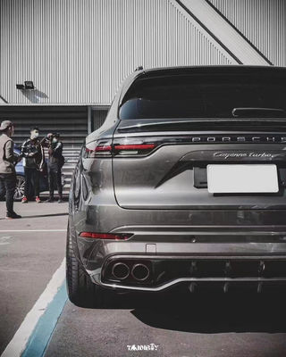 Cayenne Porsche Body Kit Dry Carbon Fiber MTR Style Diffuser môi trước