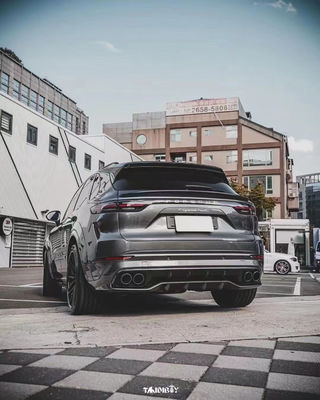 Cayenne Porsche Body Kit Dry Carbon Fiber MTR Style Diffuser môi trước