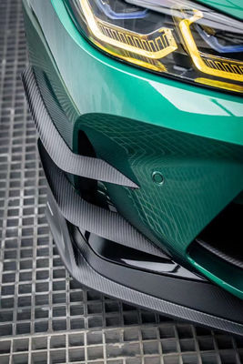 Đối với BMW G80 G82 M3 M4 Carbon Fiber Body Kit G80 G82 M3 M4 nâng cấp AE Style Front Lip Diffuser Spoiler Side Skirt Body Kit
