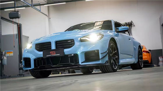 Đối với BMW M2 G87 Carbon Fiber Body Kit M2 G87 nâng cấp AE Style Carbon Fiber Front Lip Diffuser