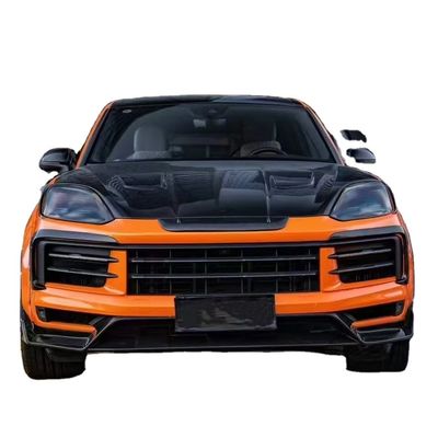Porsche Cayenne Widebody Body Kit MSY Style Lưỡi trước Diffuser Spoiler Body Kit Porsche