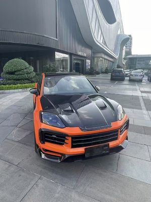 Porsche Cayenne Widebody Body Kit MSY Style Lưỡi trước Diffuser Spoiler Body Kit Porsche