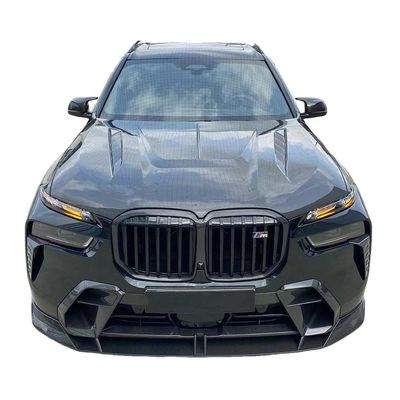 Đối với BMW X7 Carbon Fiber Body Kit X7 Upgraded LD-style Carbon Fiber Front Lip Diffuser Spoiler Hood Body Kit