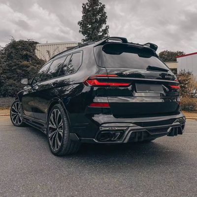 Đối với BMW X7 Carbon Fiber Body Kit X7 Upgraded LD-style Carbon Fiber Front Lip Diffuser Spoiler Hood Body Kit