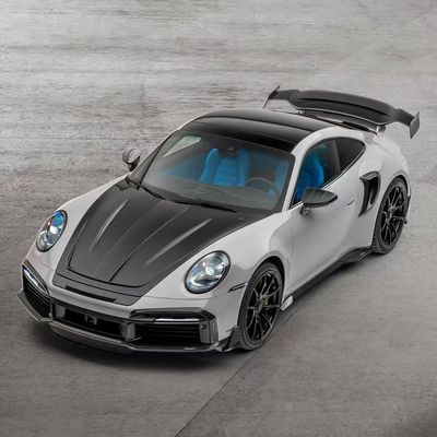 992 Turbo Porsche Body Kit Carbon Fiber MSY Style Diy Đòi đệm sau Spoiler Hood