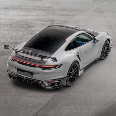992 Turbo Porsche Body Kit Carbon Fiber MSY Style Diy Đòi đệm sau Spoiler Hood