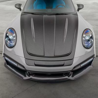 992 Turbo Porsche Body Kit Carbon Fiber MSY Style Diy Đòi đệm sau Spoiler Hood