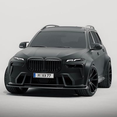 Đối với BMW X7 Carbon Fiber Body Kit X7 Carbon Fiber Front Lip Diffuser Spoiler Hood Side Skirt Wide Body Kit
