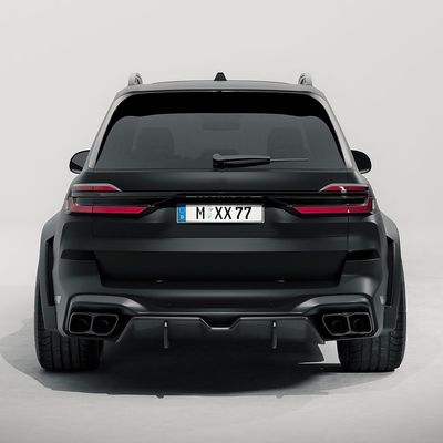 Đối với BMW X7 Carbon Fiber Body Kit X7 Carbon Fiber Front Lip Diffuser Spoiler Hood Side Skirt Wide Body Kit