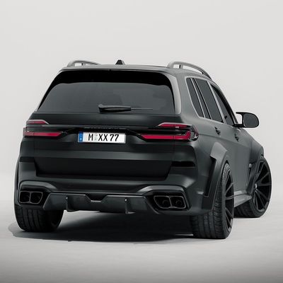 Đối với BMW X7 Carbon Fiber Body Kit X7 Carbon Fiber Front Lip Diffuser Spoiler Hood Side Skirt Wide Body Kit