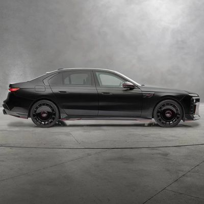 Đối với BMW 7 Series Carbon Fiber Body Kit 7 Series nâng cấp kiểu MSY Carbon Fiber Front Lip Diffuser Spoiler Body Kit
