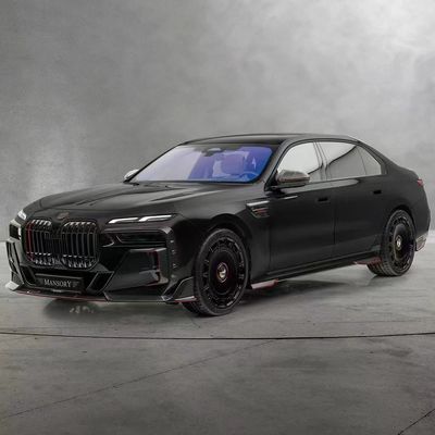 Đối với BMW 7 Series Carbon Fiber Body Kit 7 Series nâng cấp kiểu MSY Carbon Fiber Front Lip Diffuser Spoiler Body Kit