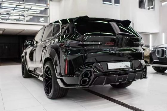 Đối với BMW XM Carbon Fiber Widebody Kit XM nâng cấp kiểu RNG Carbon Fiber Lưỡi trước Diffuser Wheel Arch Spoiler Hood Wide Body